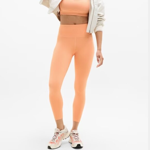 Elation Ultra High Rise 7/8 Legging in a steel grey/plum color - Picture 1 of 3